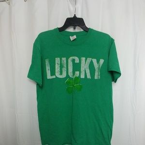 NWOT soft "LUCKY" T Shirt size Med